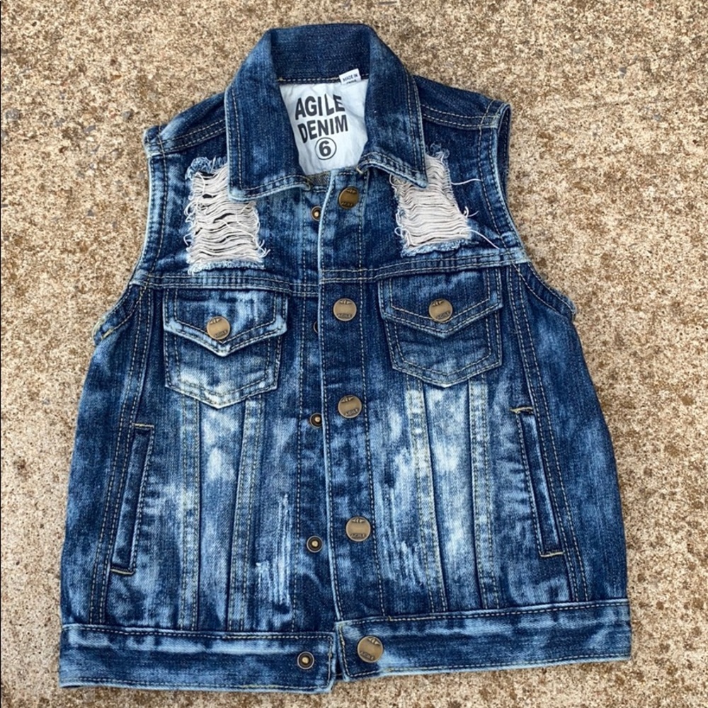 Agile Denim Vest